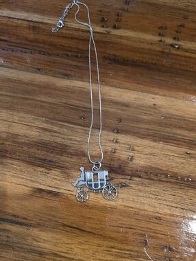 Coach Horse And Carriage Pendant Stainless Steel